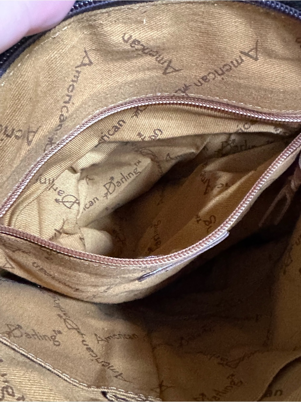 AMERICAN DARLING genuine cowhide tooled leather crossbody messenger bag HOH NWT - Picture 9 of 16